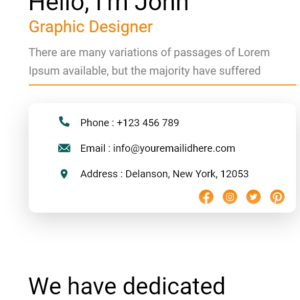 Freelancer portfolio